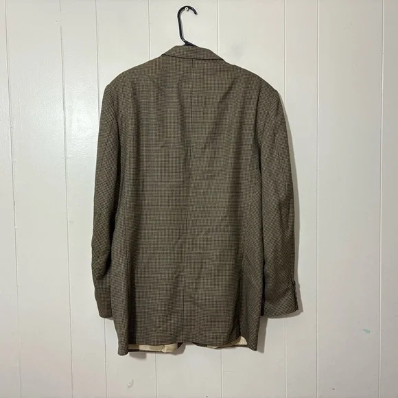 Oscar de la Renta Menswear BlazerWool Tweed Sport Coat JacketSize 42L